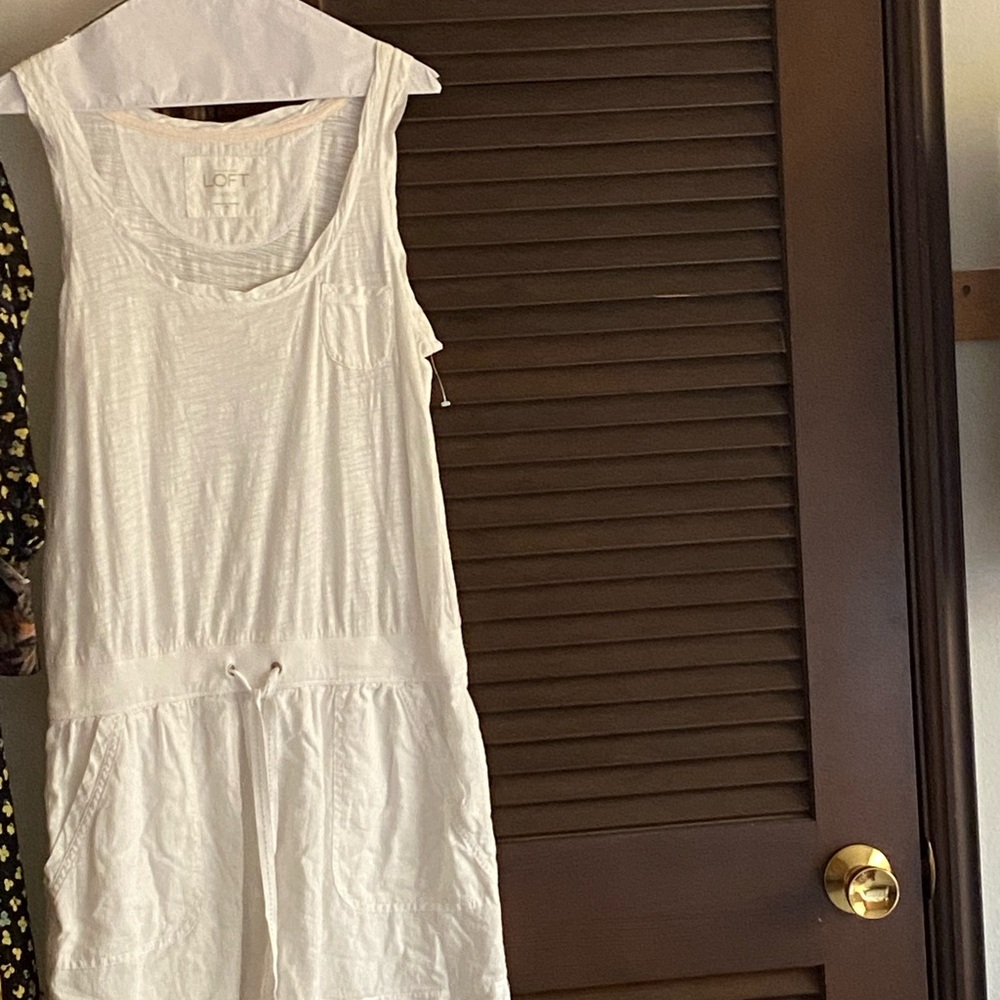 LOFT Lounge White Dress